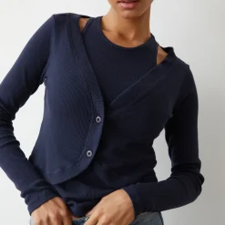 Long Sleeve*MONROW Baby Thermal Double Layer Cardi Top NEPTUNE