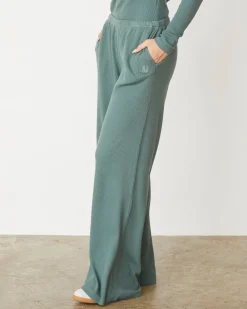 Pants|Sweats*MONROW Baby Thermal Wide Leg Pant CACTUS