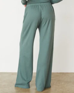 Pants|Sweats*MONROW Baby Thermal Wide Leg Pant CACTUS