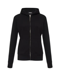 Zip-Up Hoodies*MONROW Baby Thermal Zip Up Hoody BLACK
