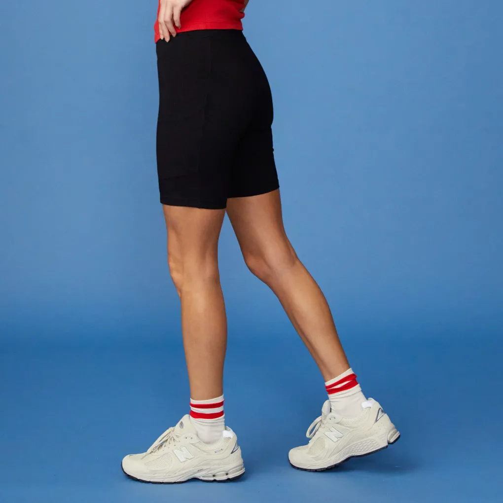 Shorts*MONROW Biker Shorts BLACK