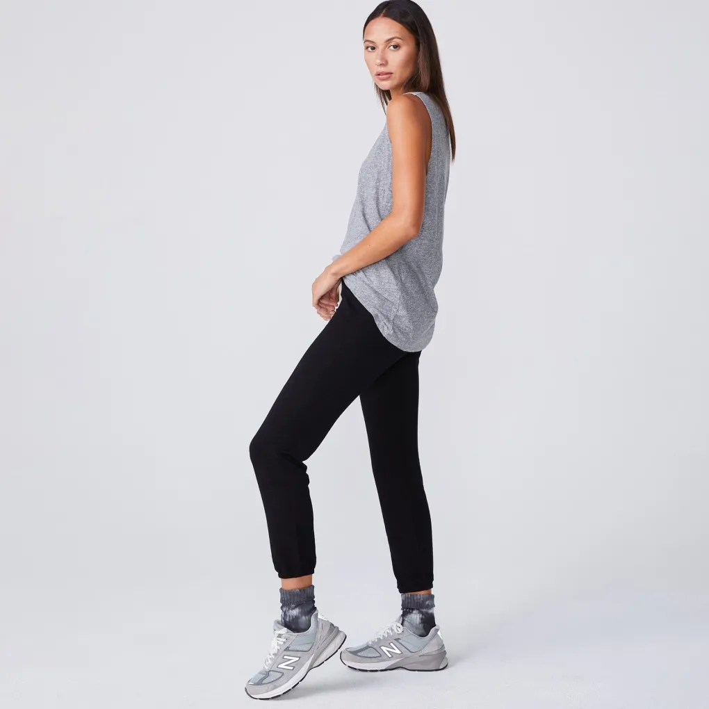 Tanks*MONROW Boyfriend Muscle Tank GRANITE