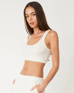 Travel Essentials|Sets*MONROW Brushed Rib Bralette NATURAL