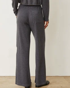 Sweats*MONROW Brushed Rib Pant VINTAGEBLACK