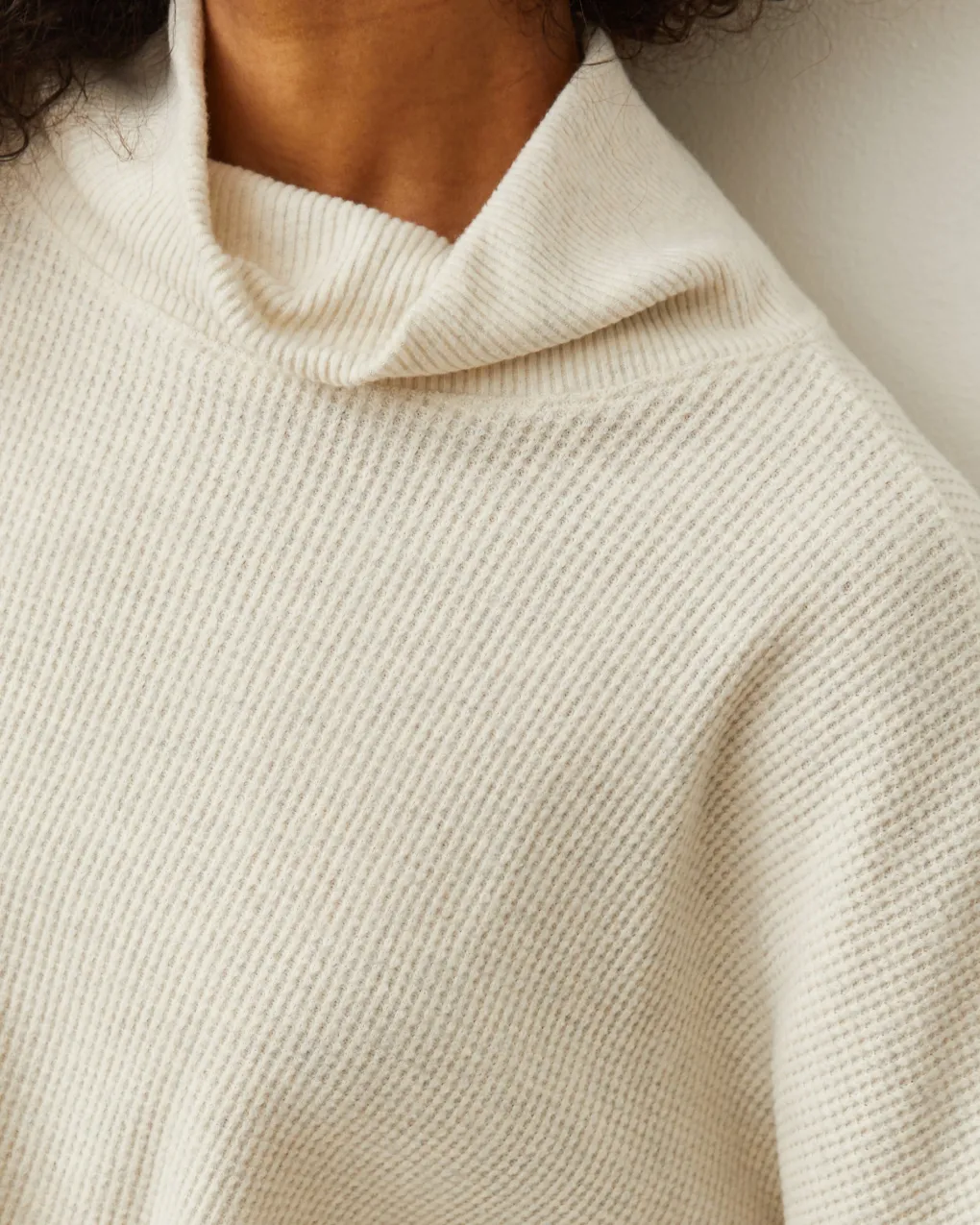 Sweatshirts*MONROW Brushed Thermal Drawcord Waist Sweatshirt ASH
