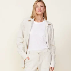 Jackets*MONROW Brushed Thermal Shirt ASH