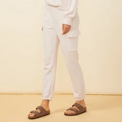 Sweats*MONROW Cargo Sweat BONE