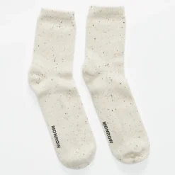 Accessories*MONROW Cashmere Neps Beanie Gift Set CREAM