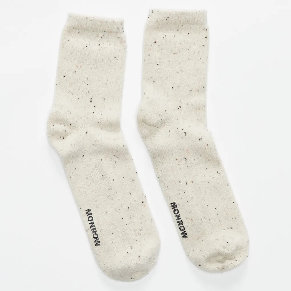 Accessories*MONROW Cashmere Neps Beanie Gift Set CREAM