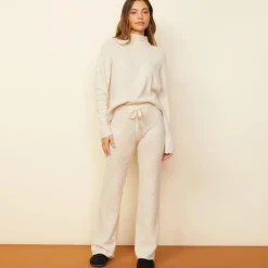 Sweats*MONROW Cashmere Neps Lounge Sweats CREAM