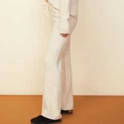 Sweats*MONROW Cashmere Neps Lounge Sweats CREAM