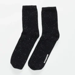 Socks|Accessories*MONROW Cashmere Neps Socks BLACK