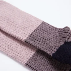 Socks|Accessories*MONROW Color Block Socks CLAY/ICEDCOFFEE/BLACK