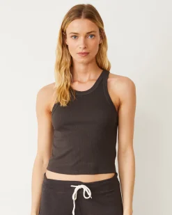 Tanks*MONROW Crop Ultimate Tank WASHEDBLACK