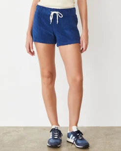 Terry|Shorts*MONROW Diamond Terry Cloth Vintage Short NAVY