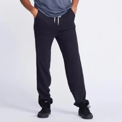 Men's Bottoms|Mens Sale*MONROW Fleece Trouser Sweats BLACK