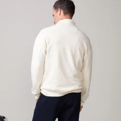 Mens Sale|Men's Sale*MONROW Half Zip Sweatshirt OFFWHITE