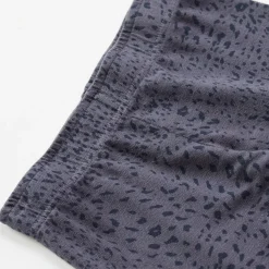 Kids*MONROW Kids Mini Cheetah Elastic Waist Sweats VINTAGEBLACK