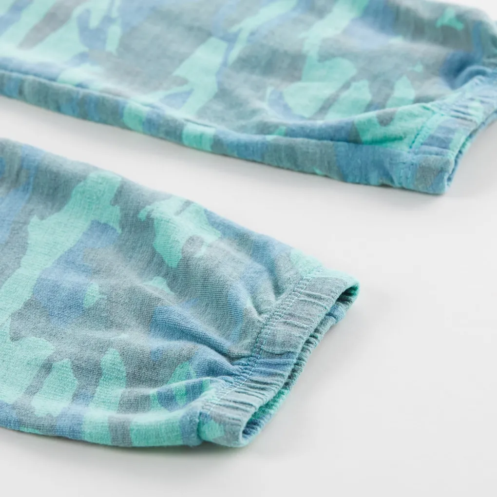 Kids*MONROW Kids Supersoft Camo Sweats MINT