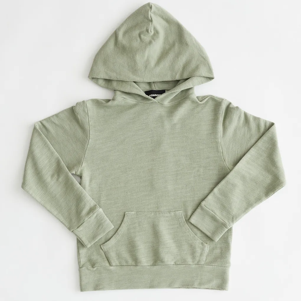 Kids*MONROW Kids Supersoft Pullover Hoody LIGHTOLIVE