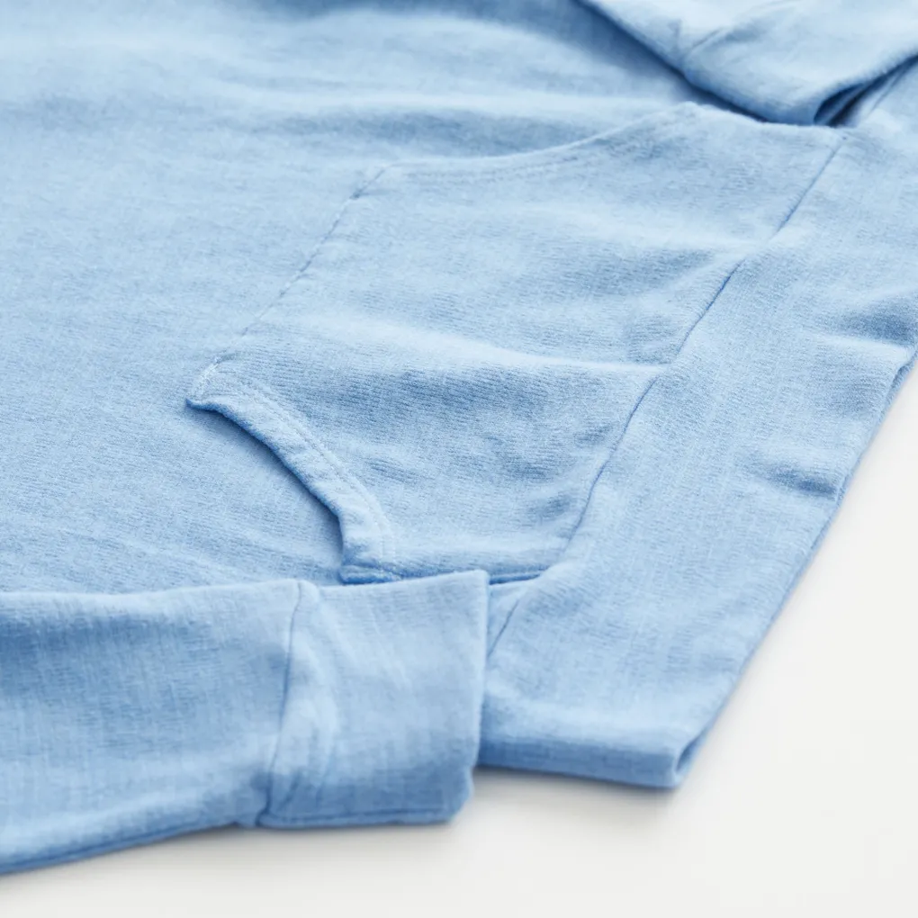 Kids*MONROW Kids Supersoft Pullover Hoody SKYBLUE