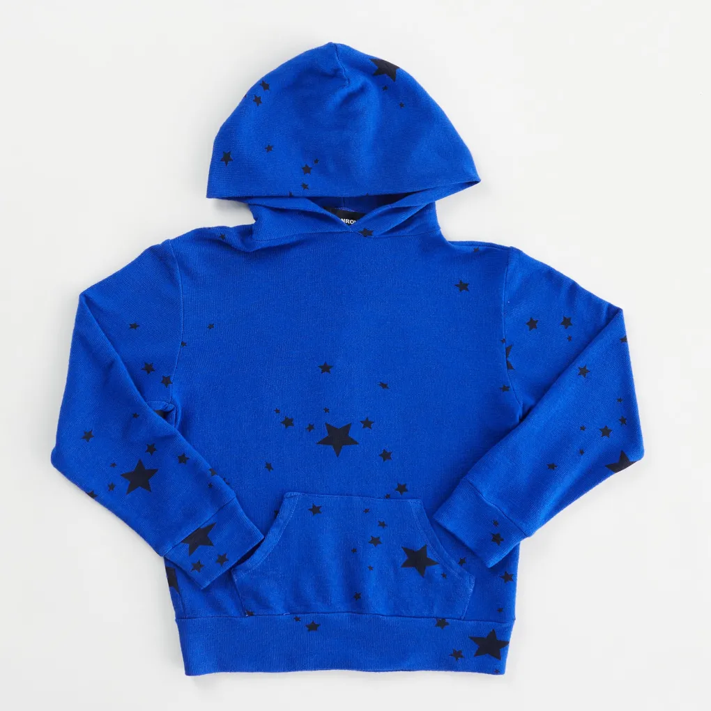 Kids*MONROW Kids Supersoft Stardust Pullover Hoody ELECTRICBLUE