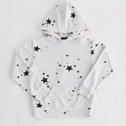 Kids*MONROW Kids Supersoft Stardust Pullover Hoody ASH