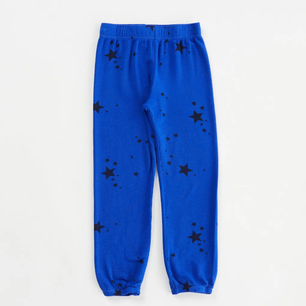 Kids*MONROW Kids Supersoft Stardust Sweats ELECTRICBLUE