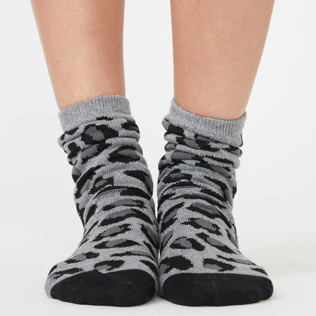 Socks|Accessories*MONROW Leopard Calf Socks HEATHERGREY