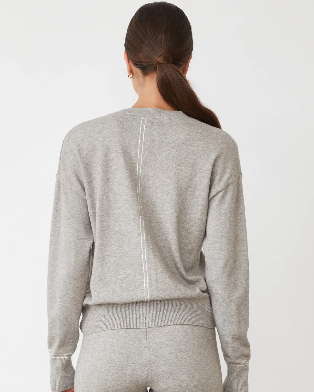 Soft Knit|Travel Essentials*MONROW Lightknit Cardigan HEATHERGREY