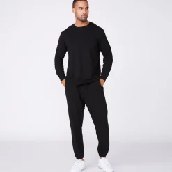 Mens Sale|Men's Sale*MONROW Lounge Sweatshirt BLACK