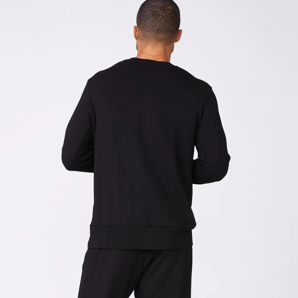 Mens Sale|Men's Sale*MONROW Lounge Sweatshirt BLACK