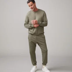 Mens Sale|Men's Sale*MONROW Lounge Sweatshirt ARMY