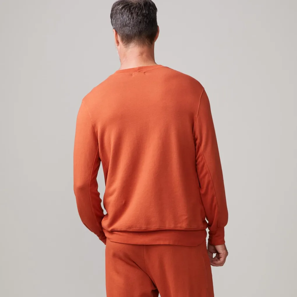 Mens Sale|Men's Sale*MONROW Lounge Sweatshirt FADEDRUST