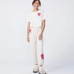 Tees*MONROW Love Letter 50's Tee WHITE