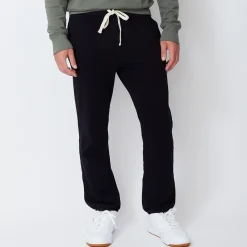 Men's Bottoms|Mens Sale*MONROW Men's Vintage Sweats - Color BLACK