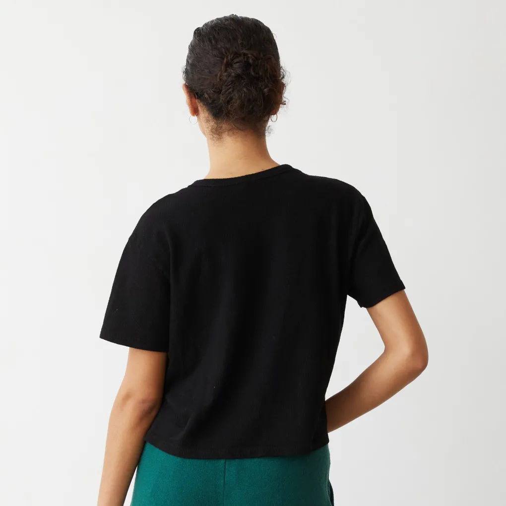 Tees*MONROW Mesh Athletic Tee BLACK