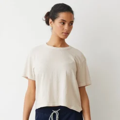 Tees*MONROW Mesh Athletic Tee BONE