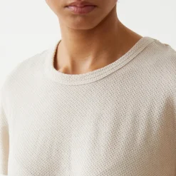 Tees*MONROW Mesh Athletic Tee BONE