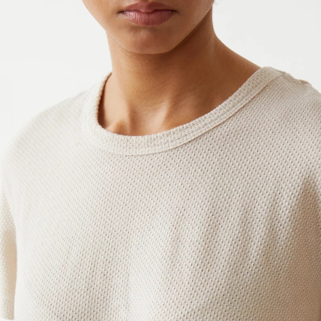 Tees*MONROW Mesh Athletic Tee BONE