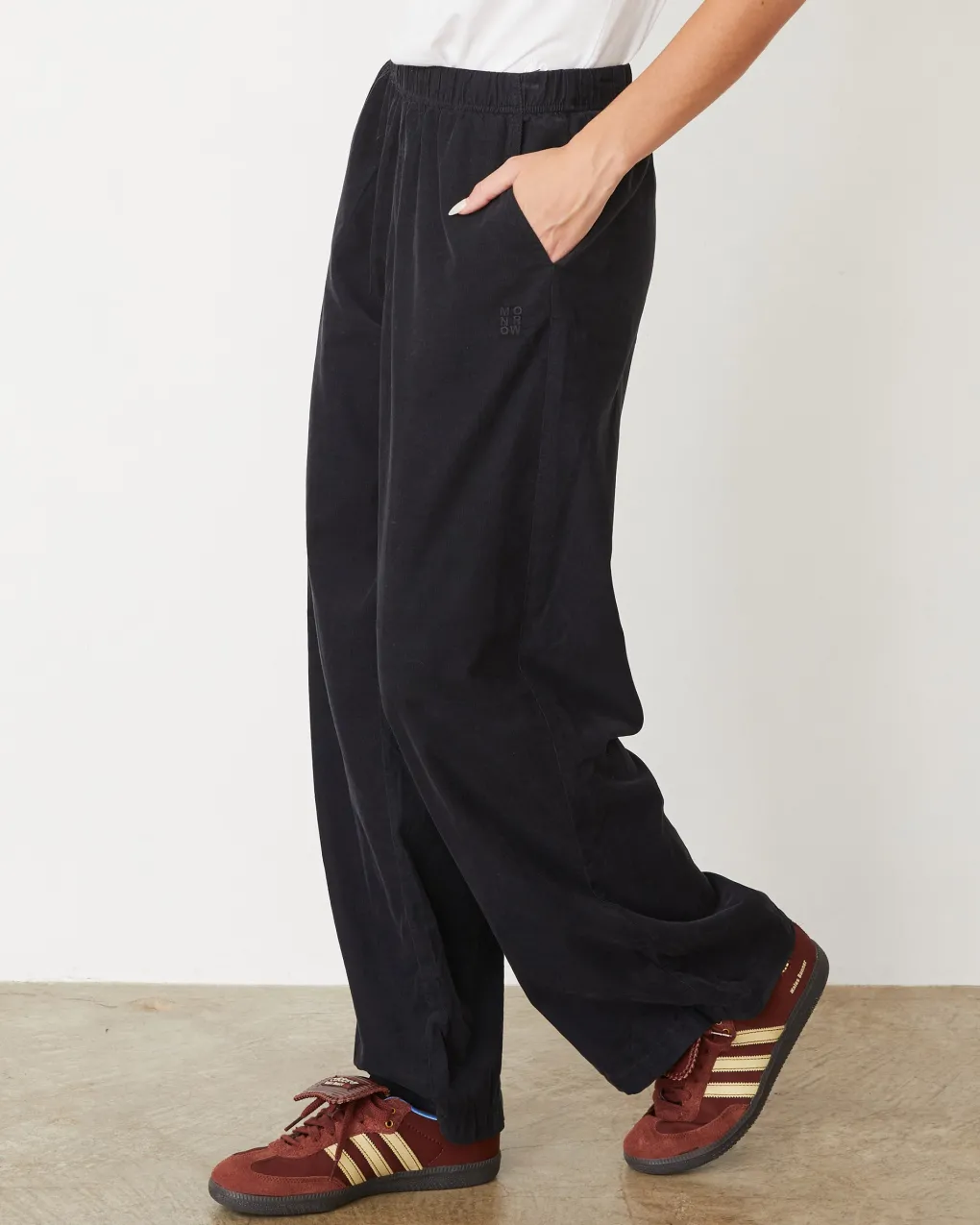 Travel Essentials|Sets*MONROW Mini Corduroy Boxer Pant FADEDBLACK