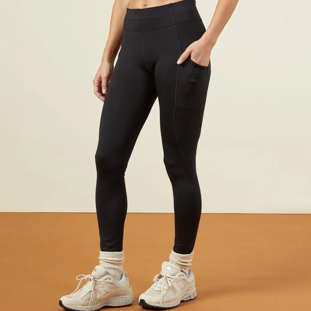 Movement*MONROW Movement High Rise Leggings BLACK