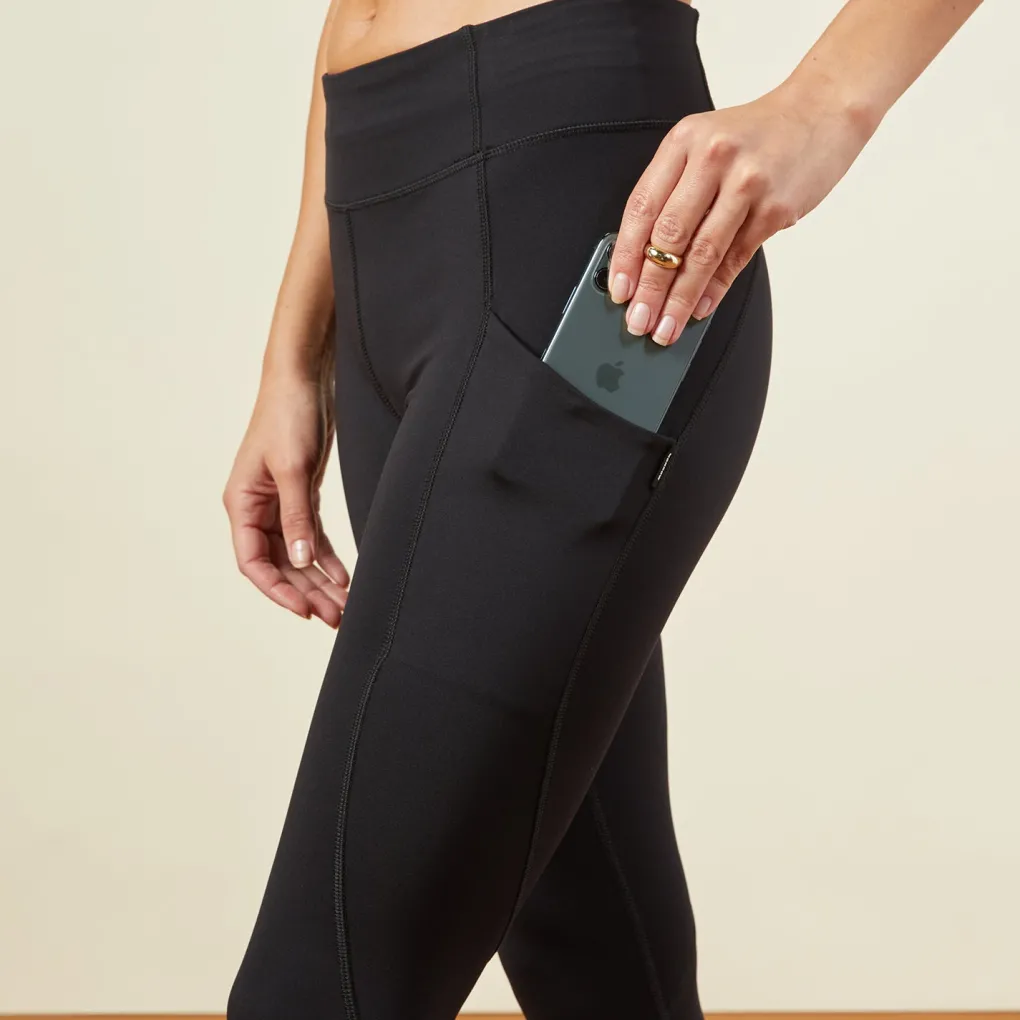 Movement*MONROW Movement High Rise Leggings BLACK