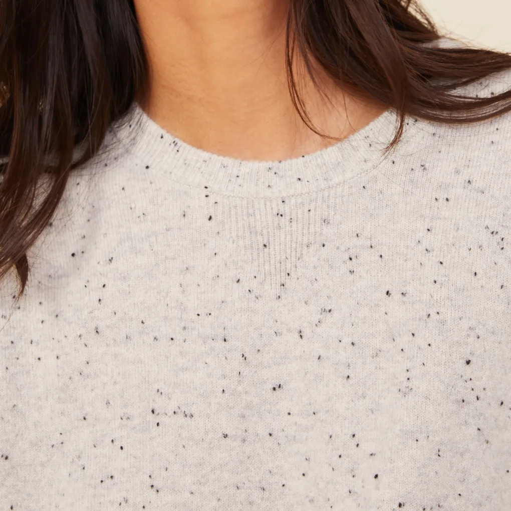 Sweaters*MONROW Neps Cmere Crew Neck Sweater ASH