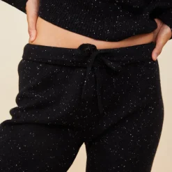 Sweats*MONROW Neps Cashmere Oversize Sweat BLACK