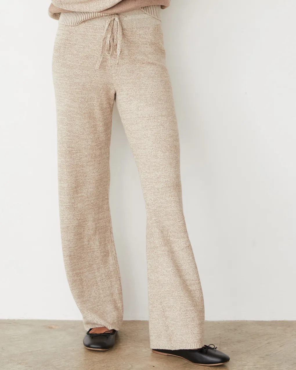 Travel Essentials|Sets*MONROW Organic Cotton Cashmere Relaxed Pant WALNUT
