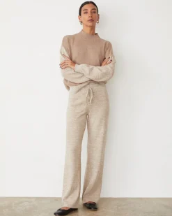 Travel Essentials|Sets*MONROW Organic Cotton Cashmere Relaxed Pant WALNUT