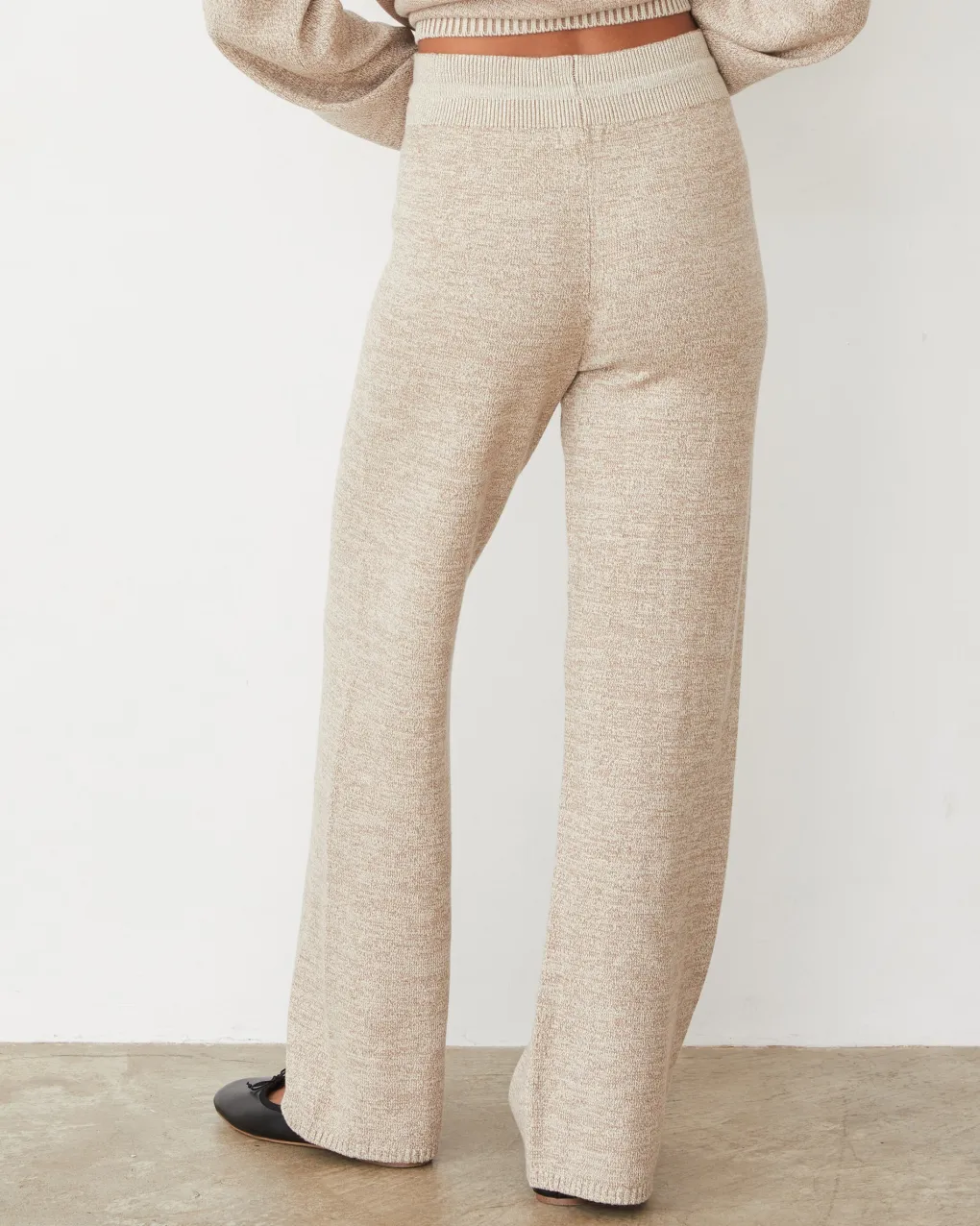 Travel Essentials|Sets*MONROW Organic Cotton Cashmere Relaxed Pant WALNUT