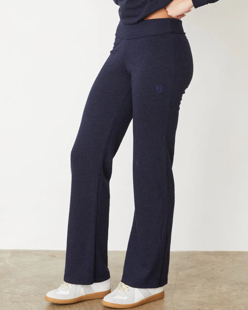 Travel Essentials|Sets*MONROW Original Fleece Flare Pant HEATHEREDNAVY
