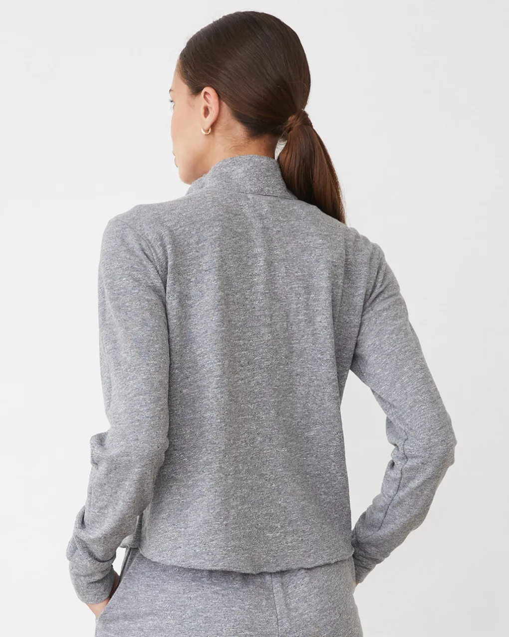 Travel Essentials|Sets*MONROW Original Fleece Half Zip Sweatshirt GRANITE